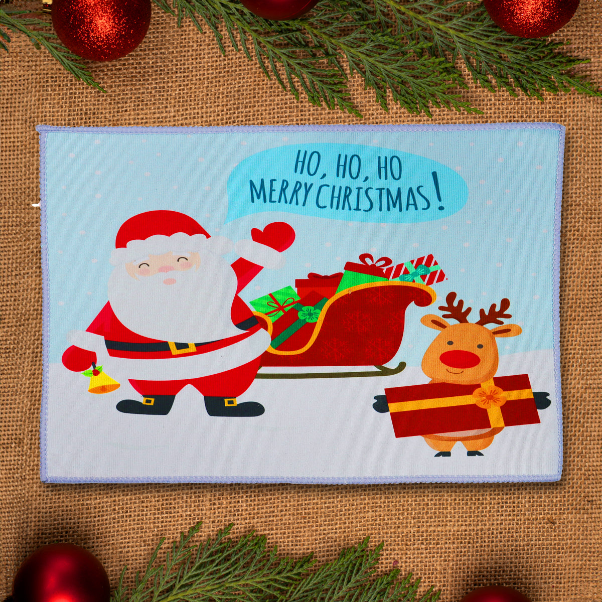 Carpeta Navideña, Santa, 40x60 cm