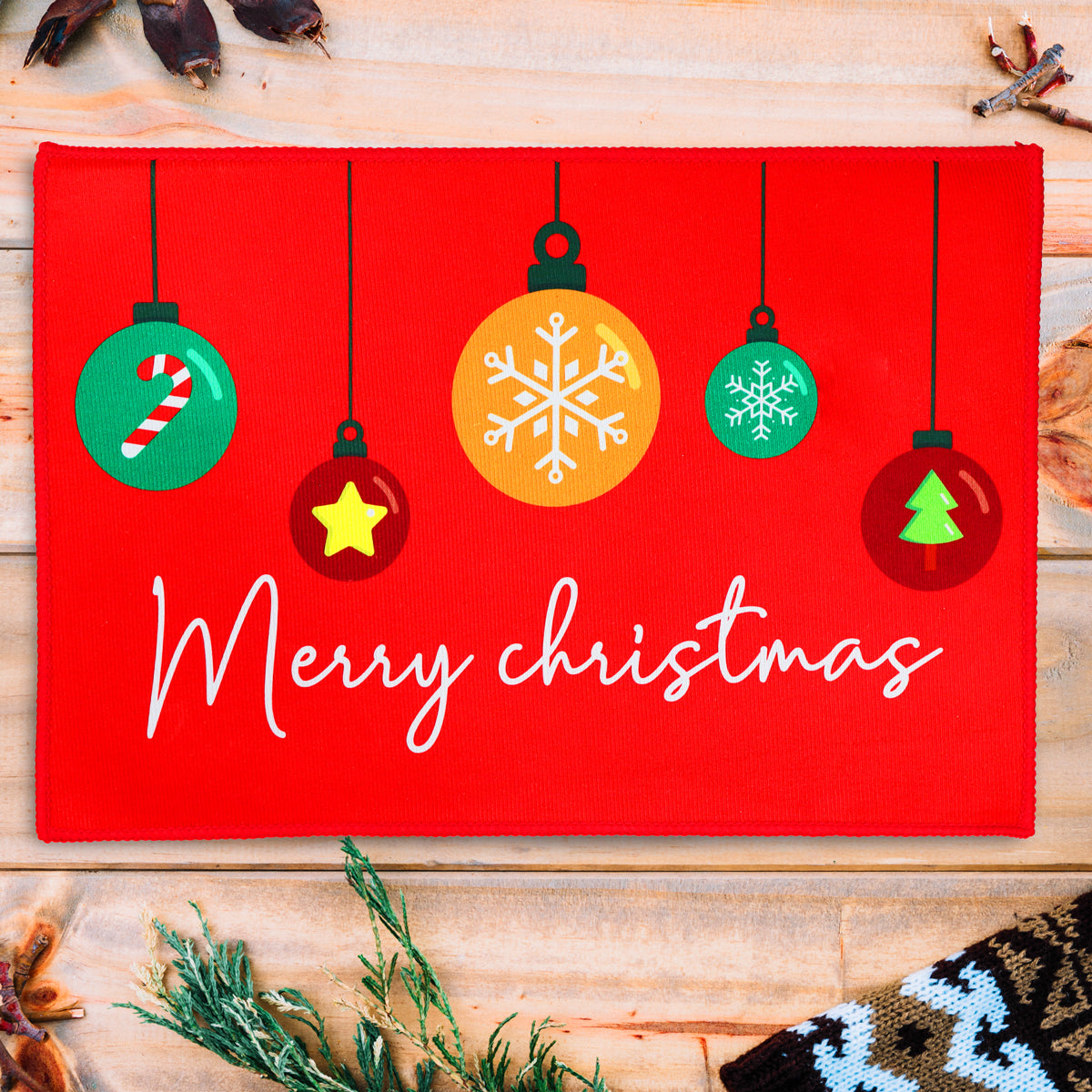 Carpeta Navideña, Merry Christmas, 40x60 cm