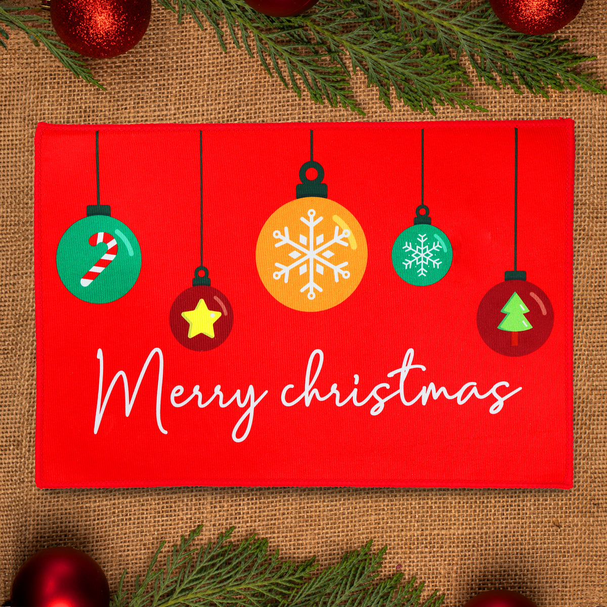 Carpeta Navideña, Merry Christmas, 40x60 cm