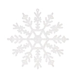 Ornamento Colgante de Copo de Nieve color Blanco