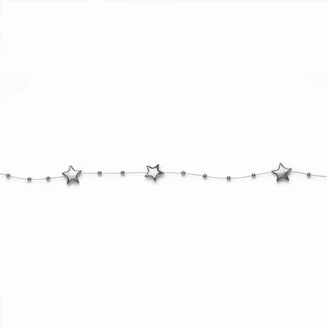 Guirnalda Navideña con Diseño de Estrellas