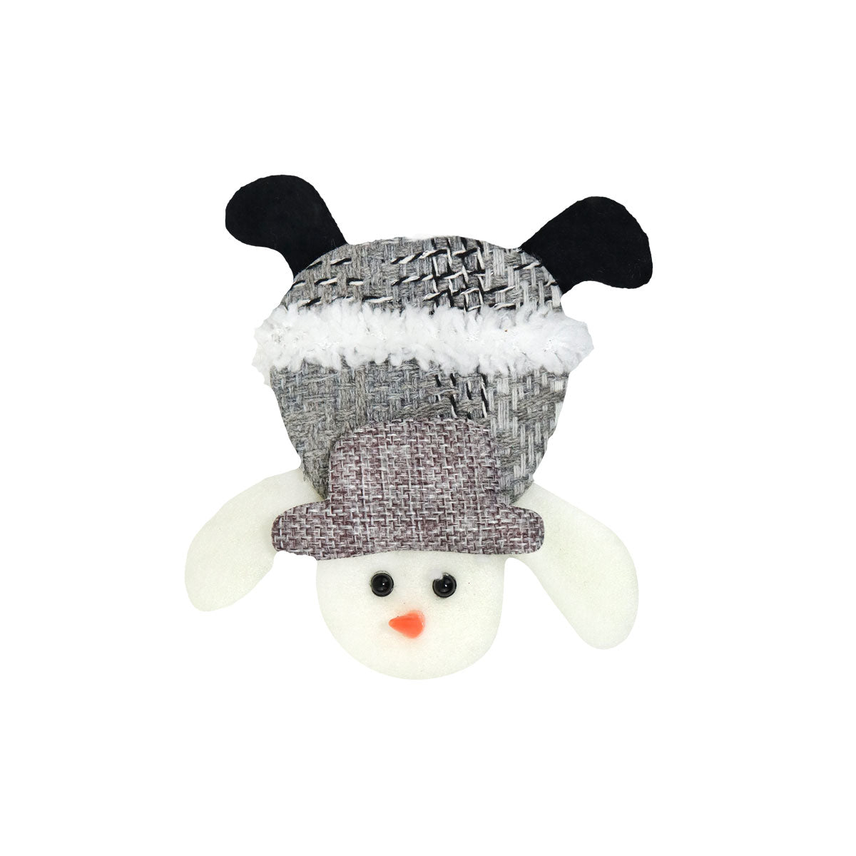 Ornamento Navideño en Forma de Muñeco de Nieve Acostado
