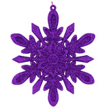 Copo de Nieve Decorativo color Fucsia, 2pzas
