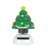 Figura Solar con Diseño de Árbol Navideño