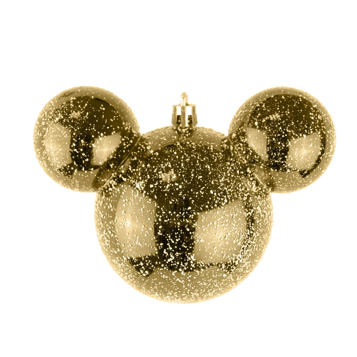 Esfera, Mickey Mouse, Efecto Nevado, Color Dorado