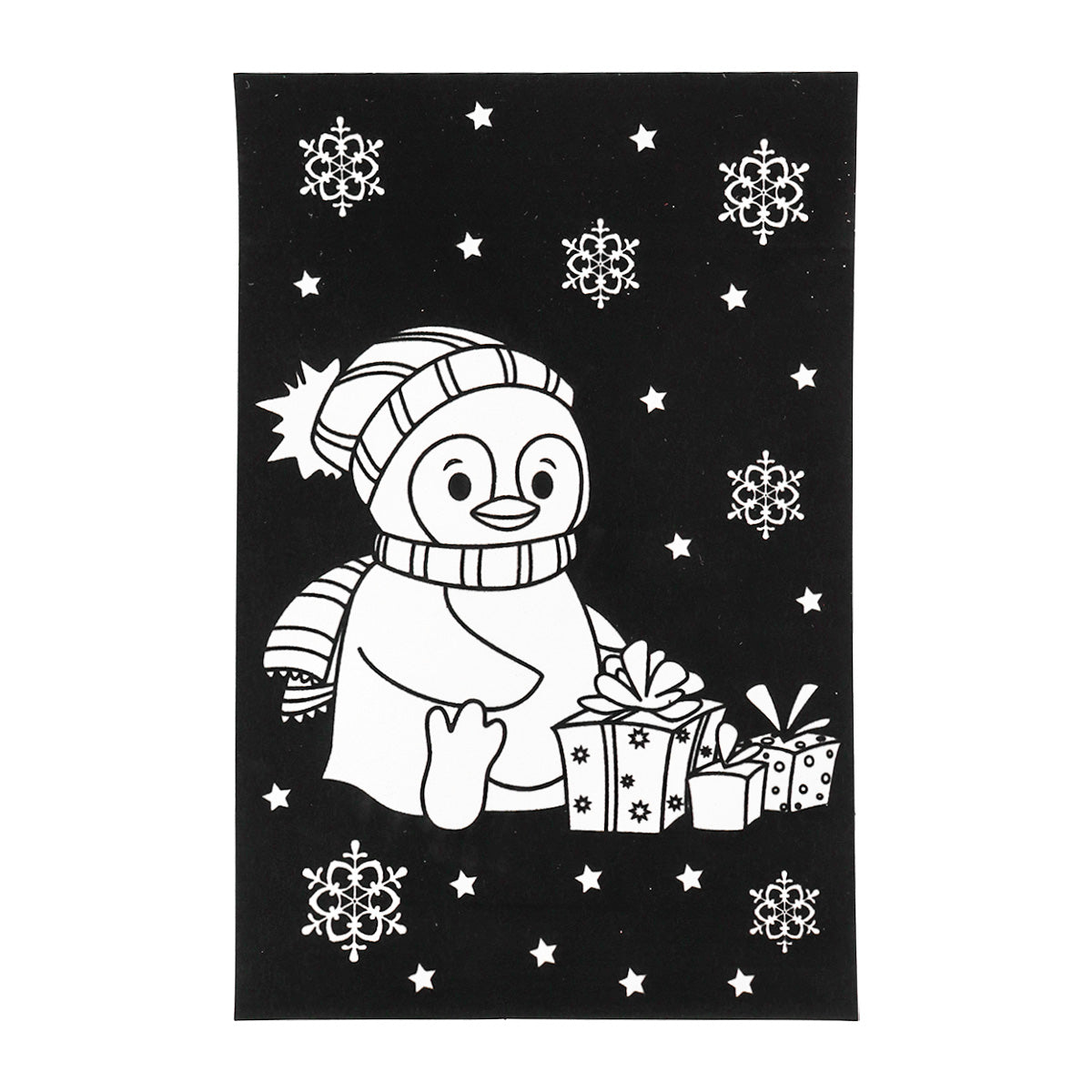 Kit de Colorear Navideño, Pinguino