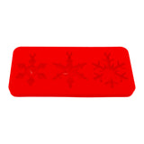 Molde Navideño de Silicón color Rojo