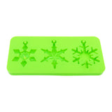 Molde Navideño de Silicón color Verde