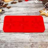 Molde Navideño de Silicón color Rojo