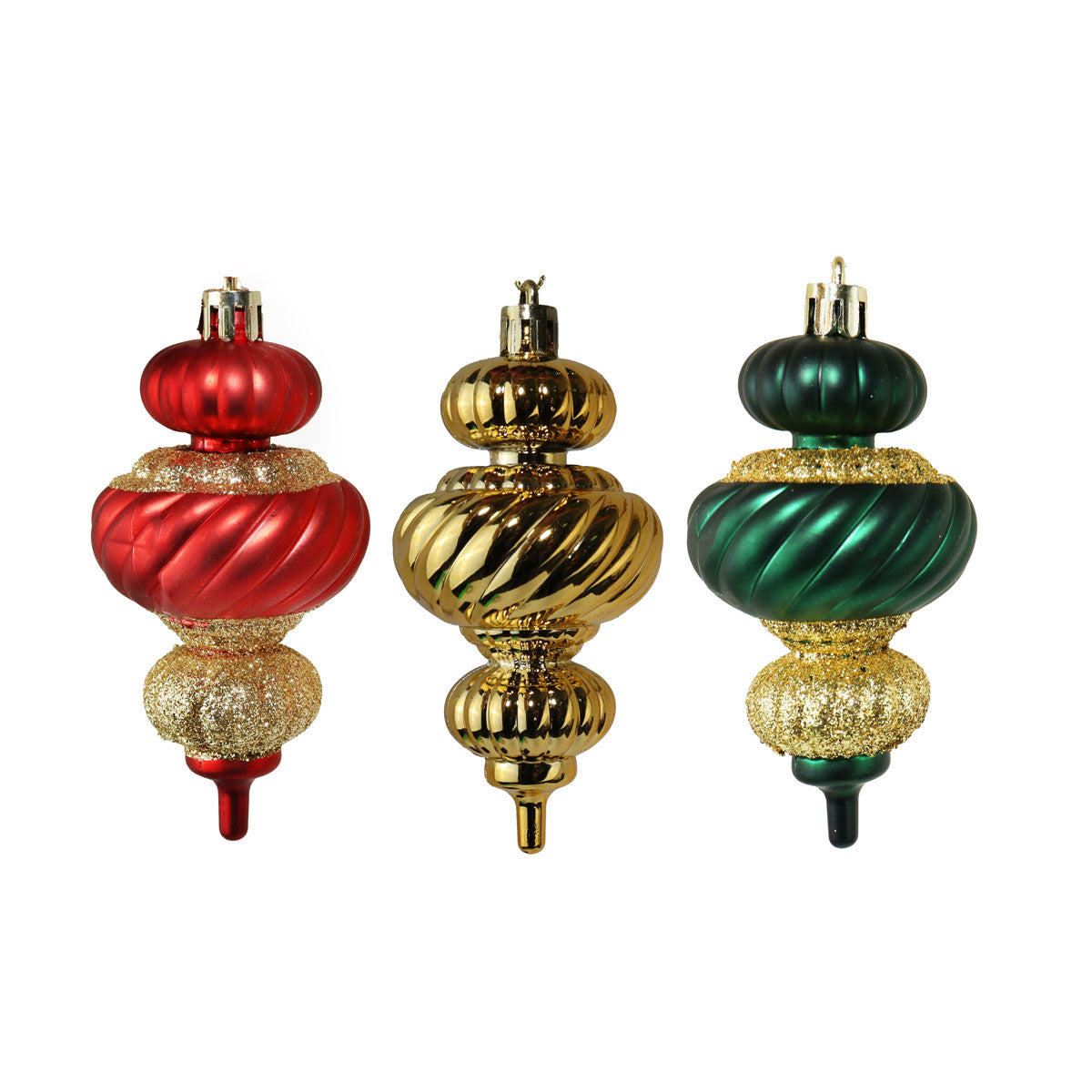 Set de 3 Ornamentos Navideños