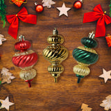 Set de 3 Ornamentos Navideños