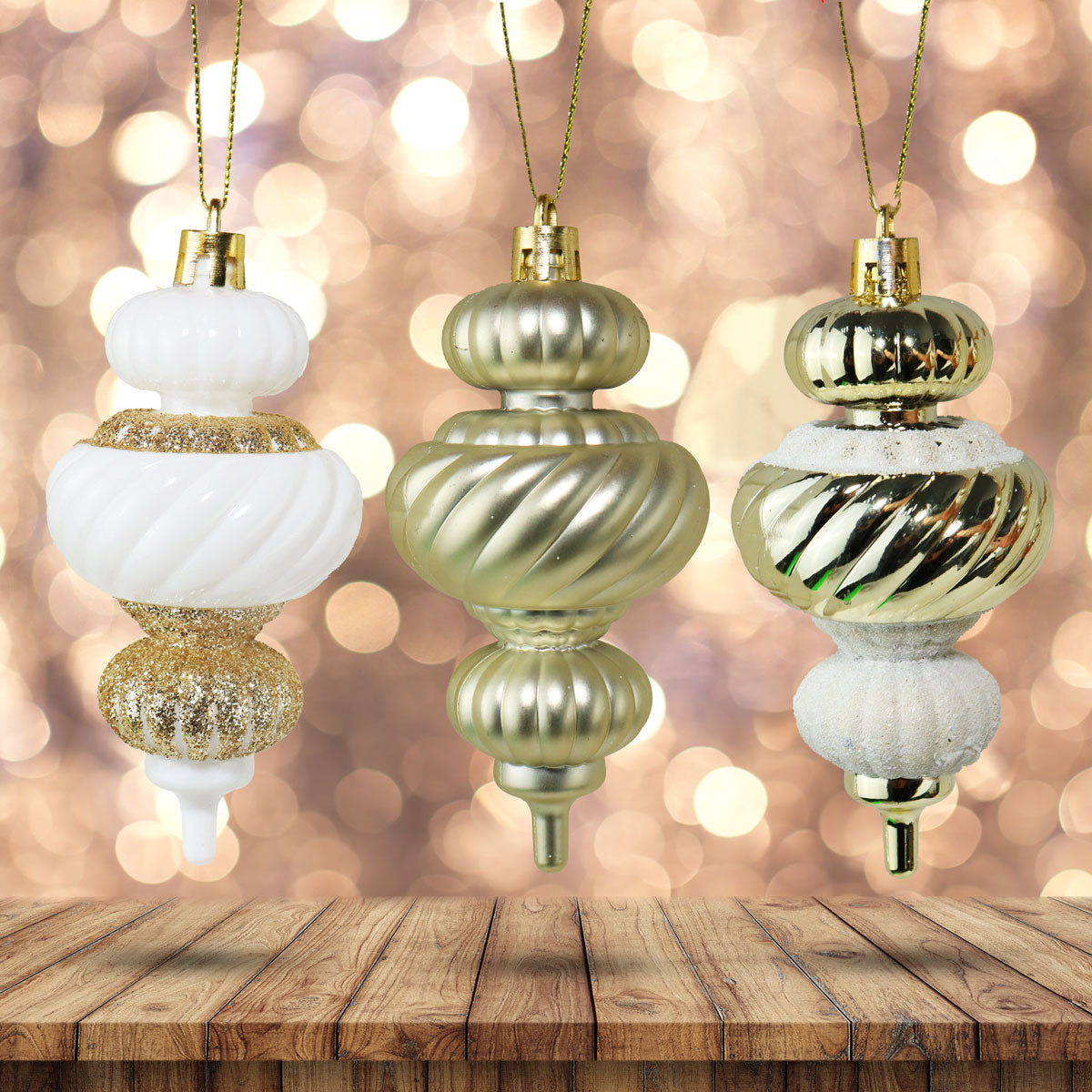Ornamento Navideño Elegante