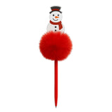 Lapicero con Diseño de Muñeco de Nieve
