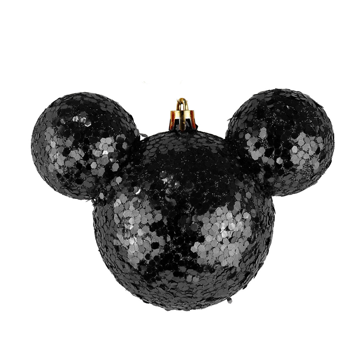 Esfera de Ojuelas Glitter, Mickey Mouse, Color Negro