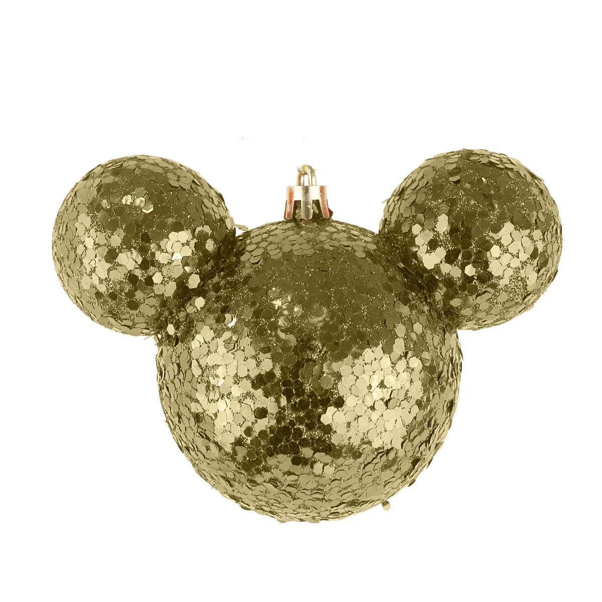 Esfera de Ojuelas Glitter, Mickey Mouse, Color Dorado