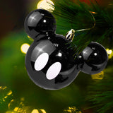 Esfera Navideña Brillante en Forma de Mickey Mouse