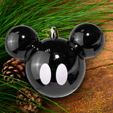Esfera Navideña Brillante en Forma de Mickey Mouse