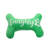 Hueso de Peluche color Verde para Mascotas