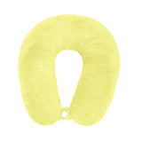 Almohada de Viaje Ergonómica, Color Amarillo