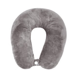 Almohada de Viaje Ergonómica, Color Gris Claro