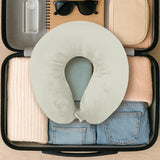 Almohada de Viaje Ergonómica, Color Verde Menta