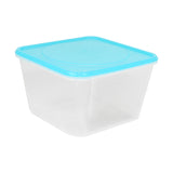 Contenedor Rectangular de Plástico color Azul para Alimentos, 800ml