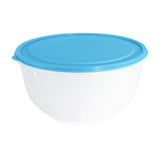 Contenedor Redondo de Plástico color Azul para Alimentos, 820ml