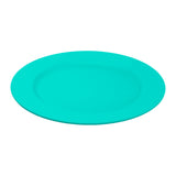 Plato Redondo de Plástico color Aqua, 25cm