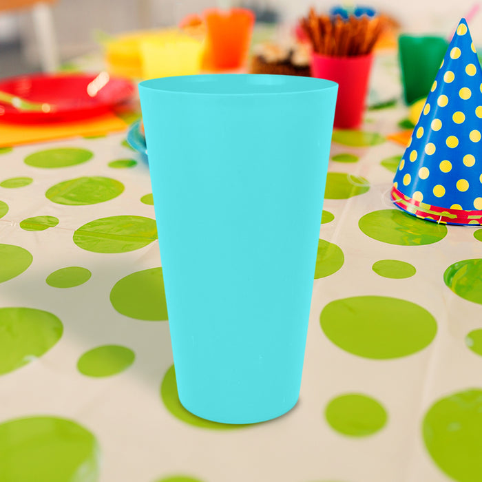 Vaso de Plástico, Color Aqua, 850 ml