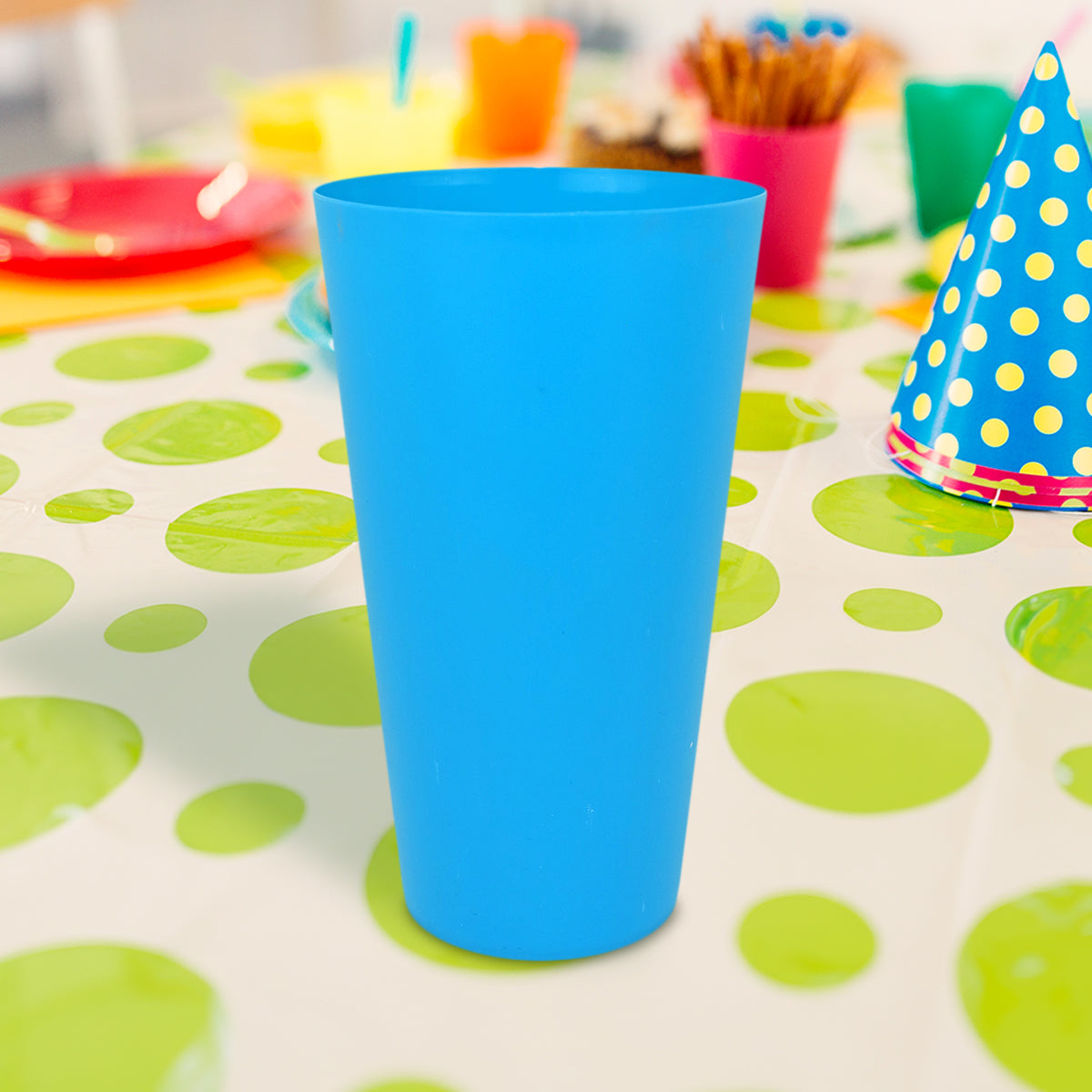 Vaso de Plástico, Color Azul, 850 ml