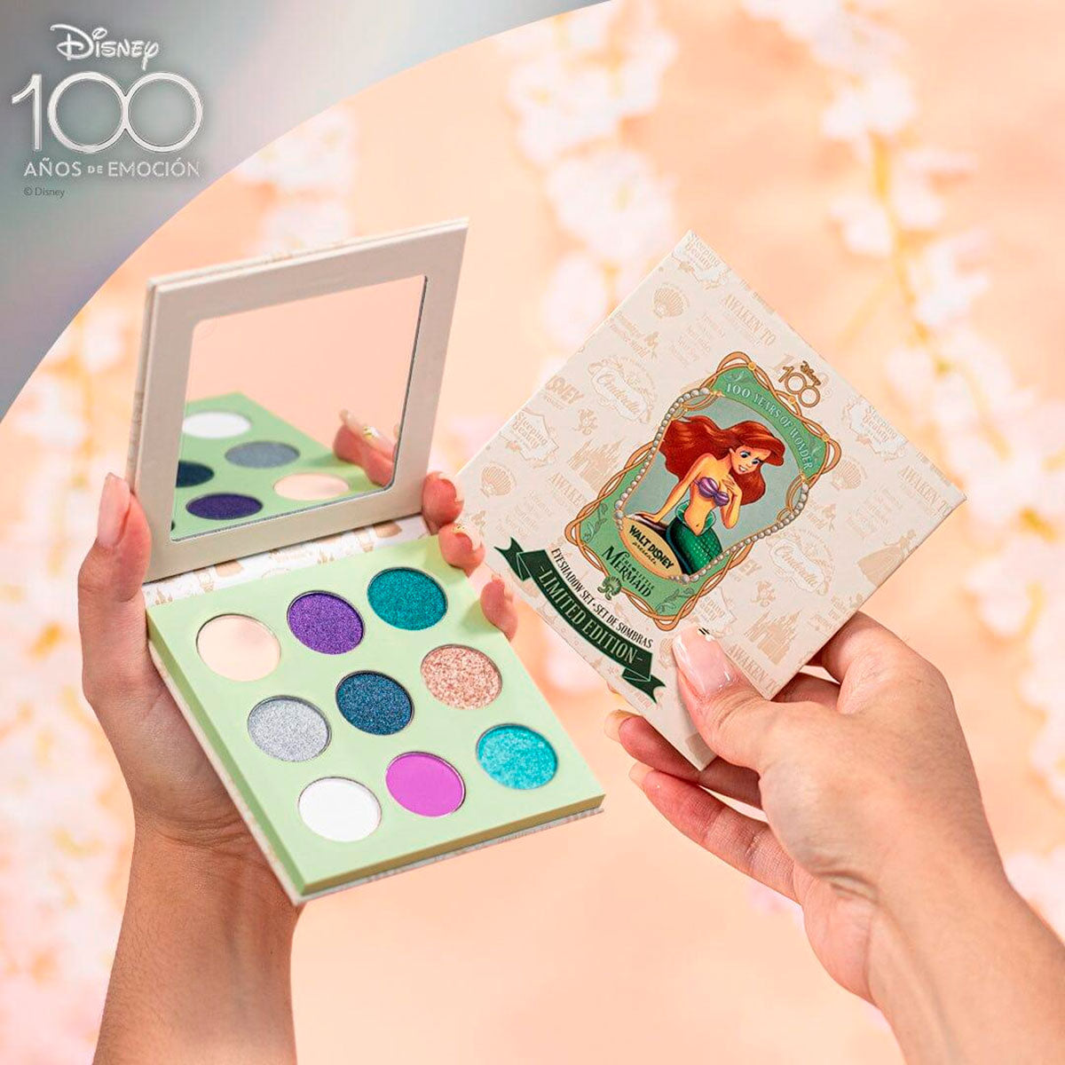 Paleta de Sombras Magia de Ariel, Edición Disney 100