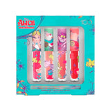 Set de 4 Labiales Líquidos Mate, Colección Alicia, Edición Disney 100