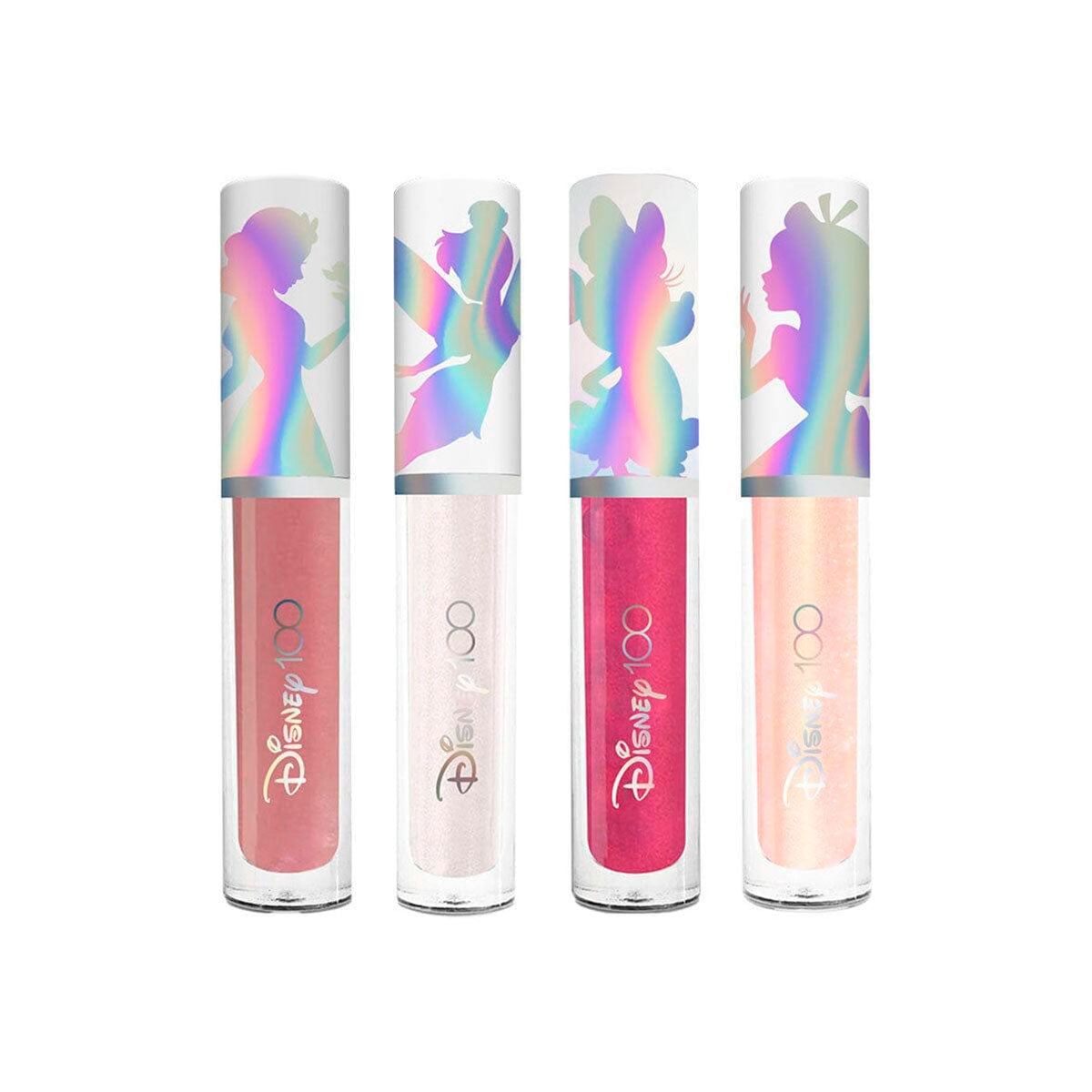 Set de 4 Labiales Gloss Colección Mágica de Disney, Edición Disney 100