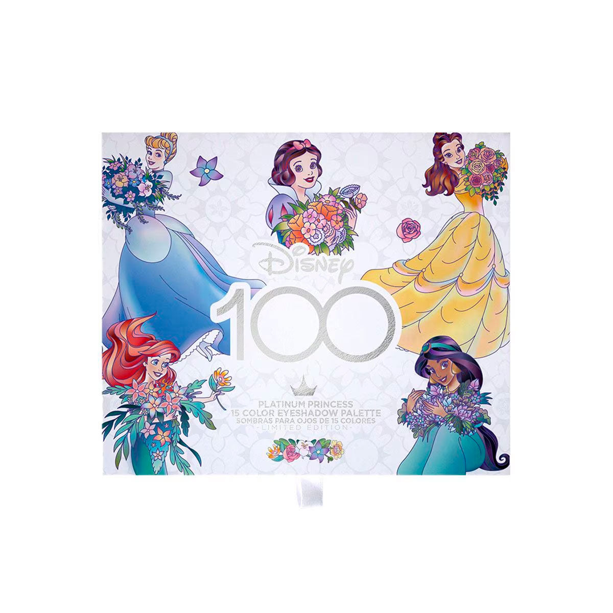 Paleta de Sombras con 15 colores "Princesas Platino", Edición Disney 100