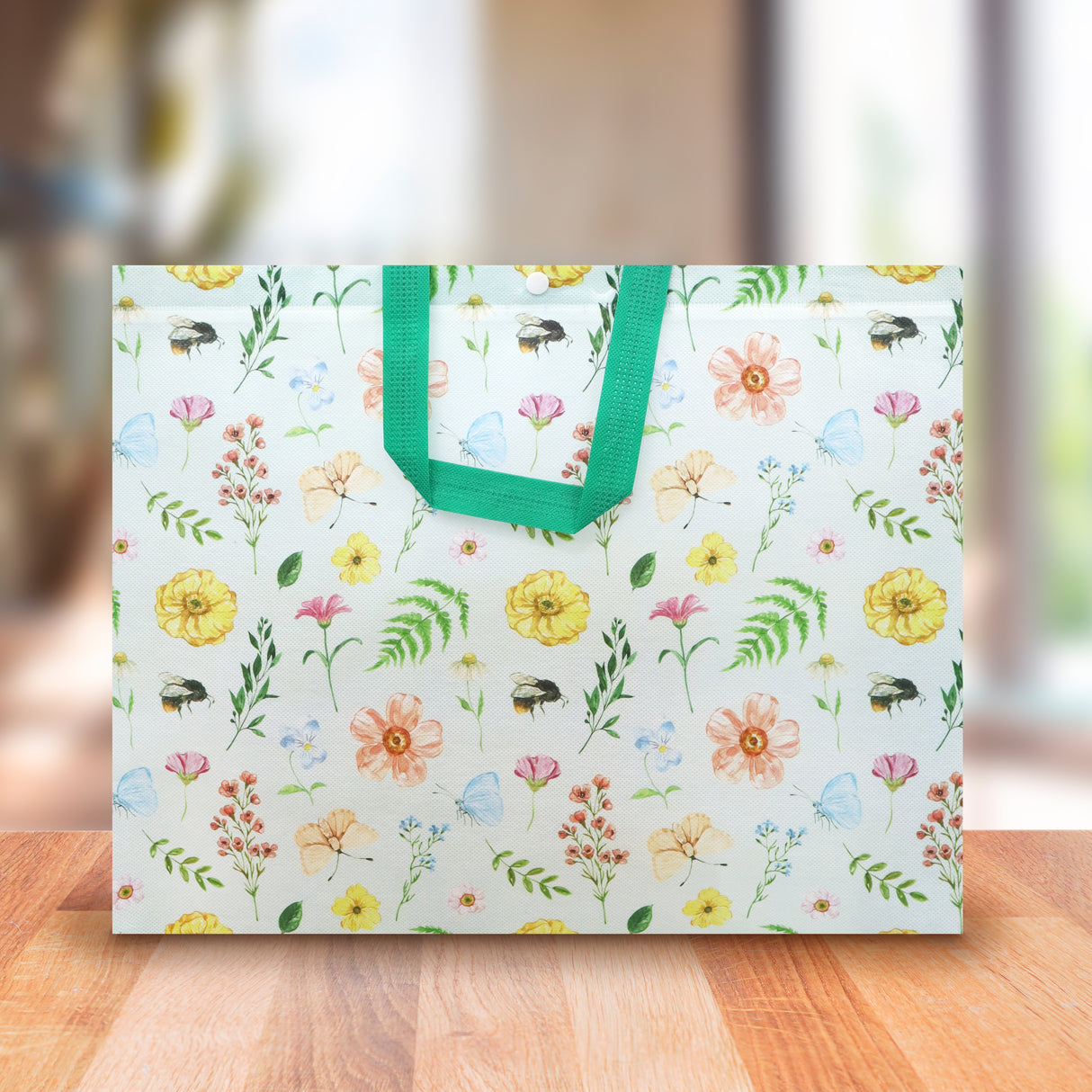 Bolsa Reutilizable, Diseño Flores
