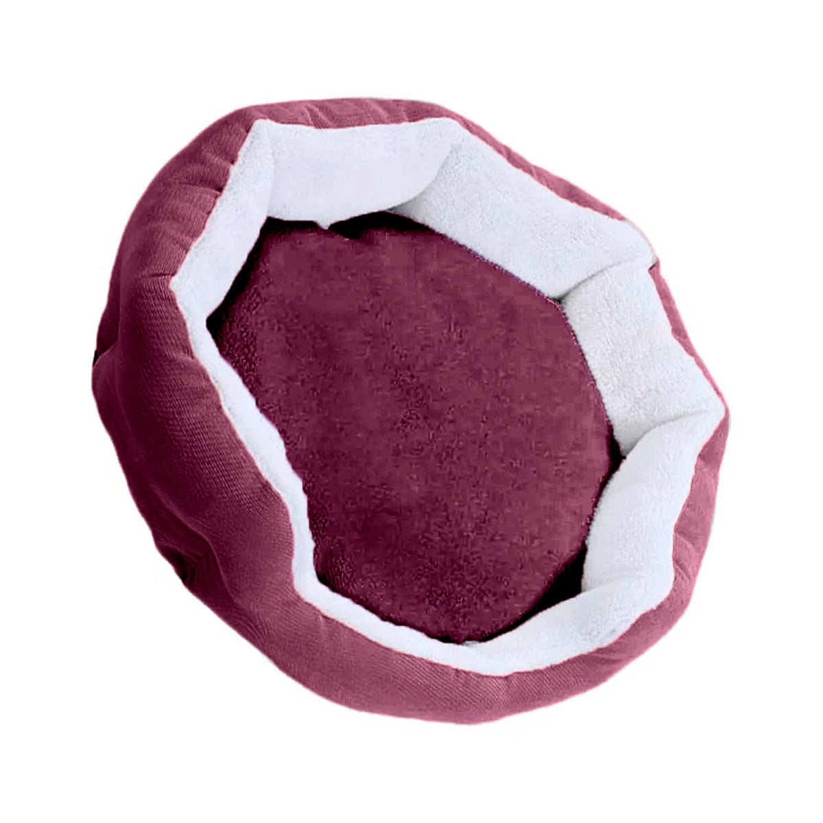 Cama Forma Heptágono para Mascota, Color Morado