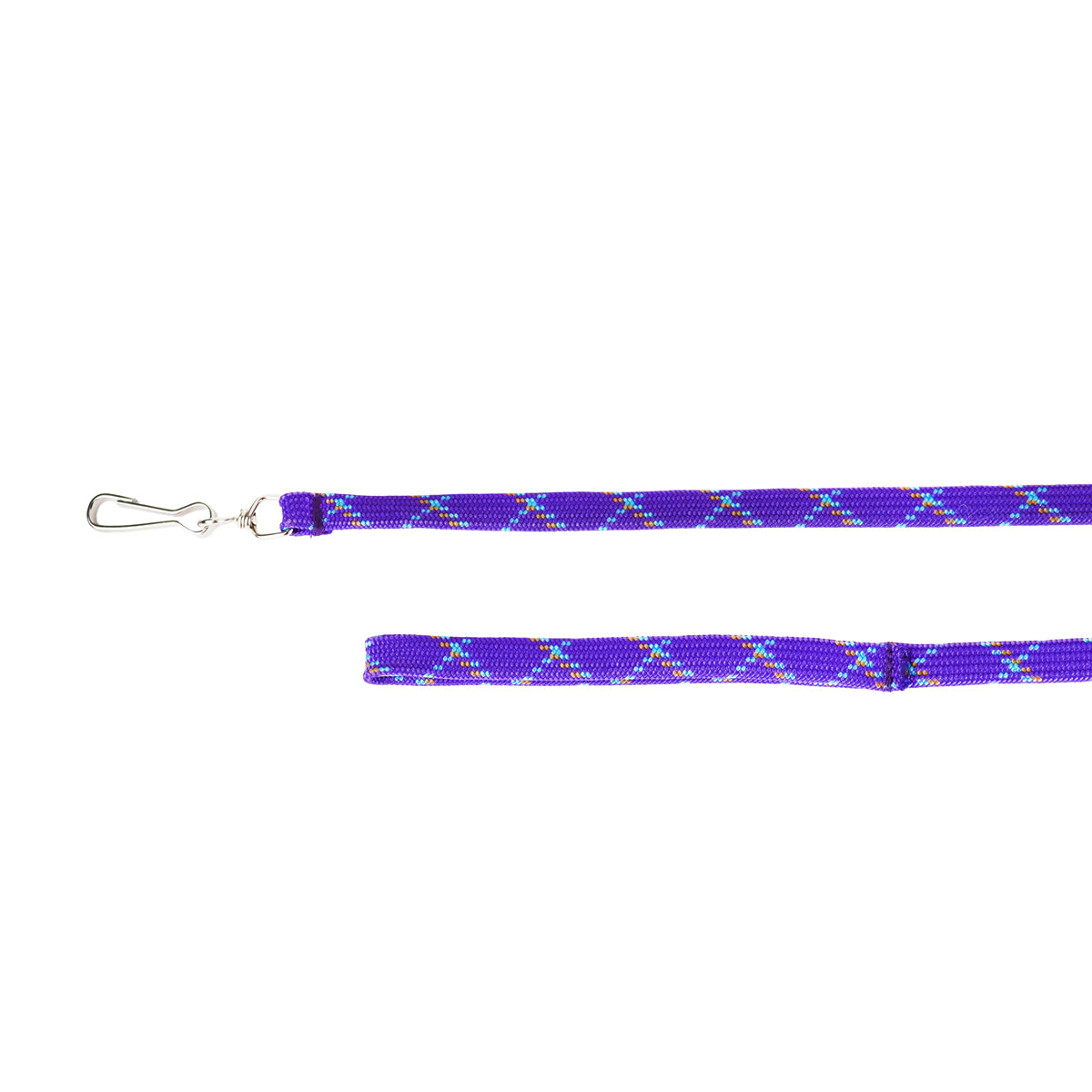 Correa para Mascota Doble Tejido, Color Morado y Azul