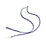 Correa para Mascota Doble Tejido, Color Azul con Rojo