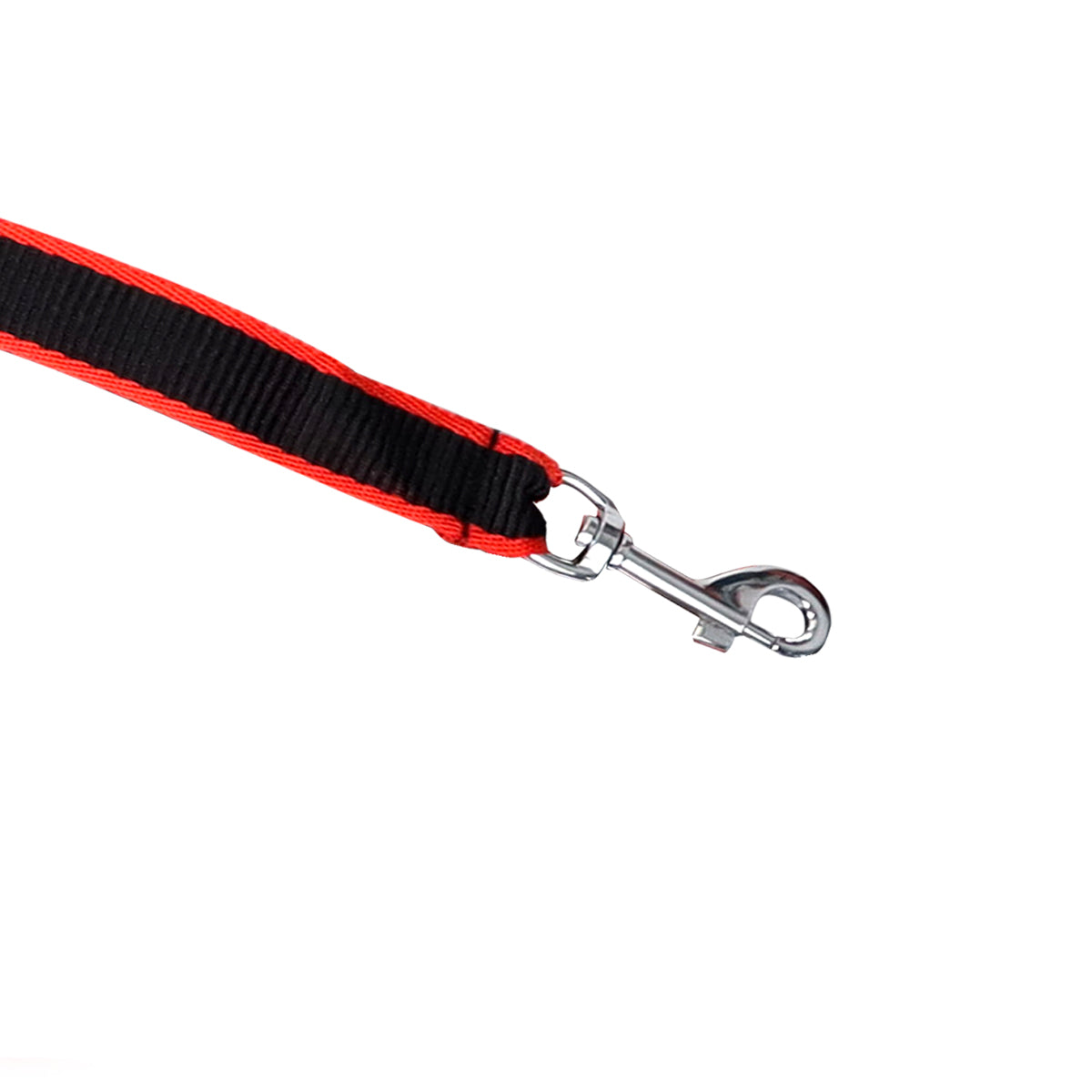 Correa Básica para Mascota, Color Negro y Rojo
