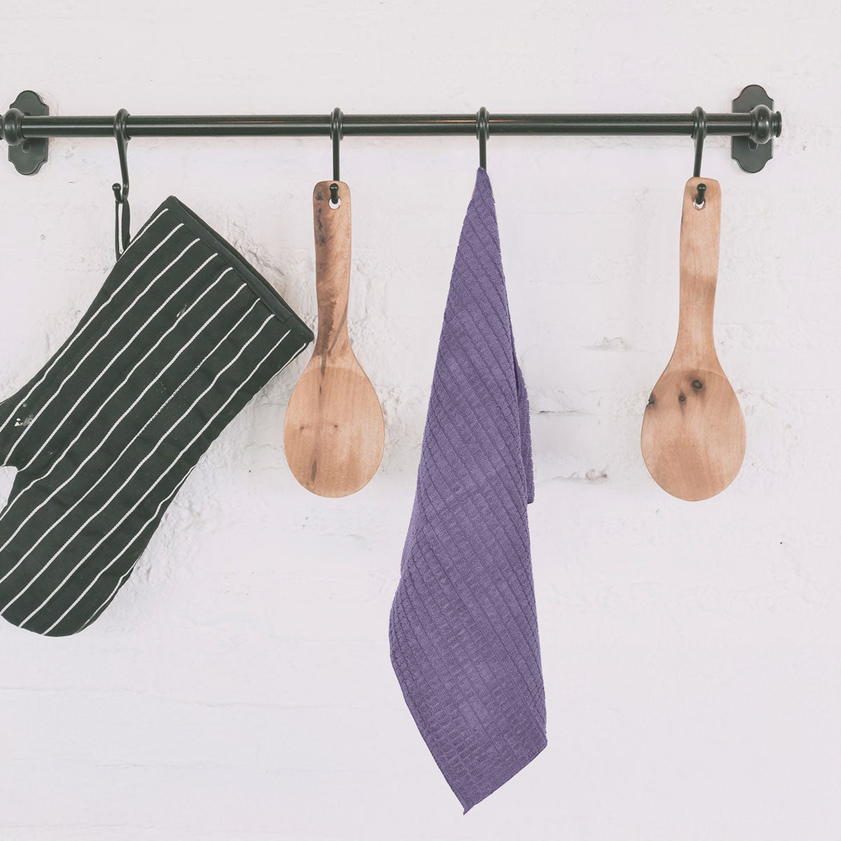 Trapo para Cocina, Color Morado, 40x60 cm
