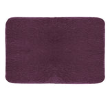 Tapete Rectangular de Peluche, Color Morado, 40x60 cm