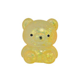 Oso de Slime con Glitter color Amarillo