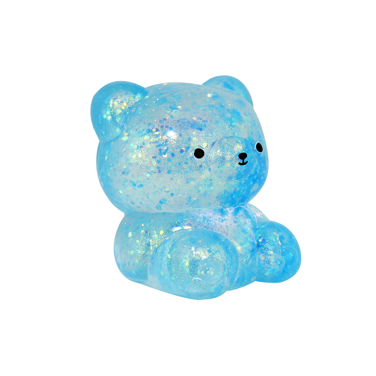 Oso de Slime con Glitter color Azul