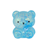 Oso de Slime con Glitter color Azul