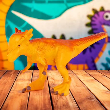 Animal de Plástico, Dinosaurio, Color Amarillo