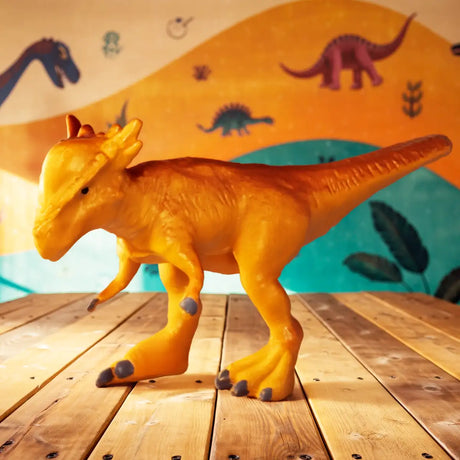 Animal de Plástico, Dinosaurio, Color Amarillo