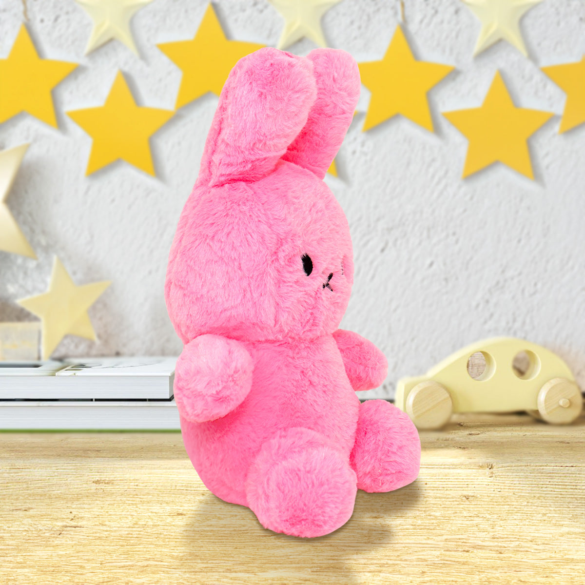 Conejo de Peluche, color Rosa 25cm