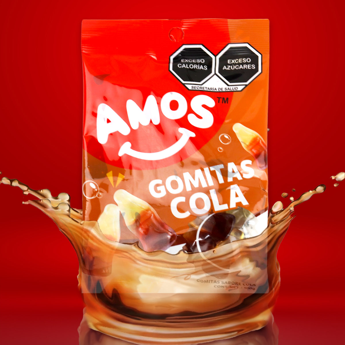 Gomitas de Botella Cola Amos 100g