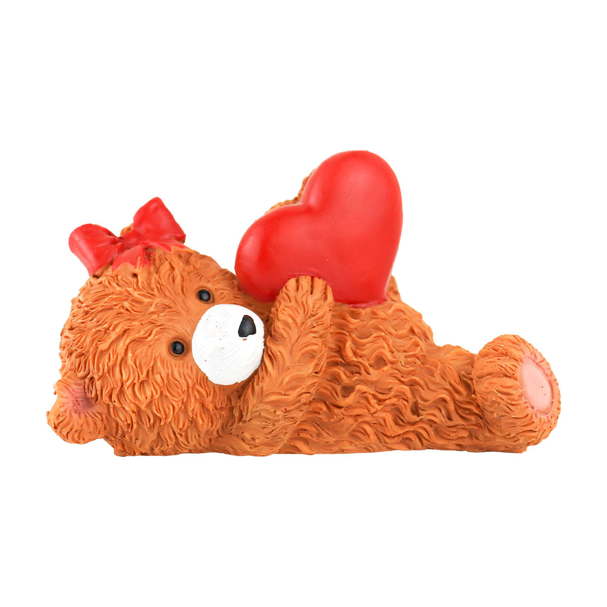 Figura Decorativa con Diseño de Osito Corazón