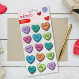 Stickers Corazones de Colores